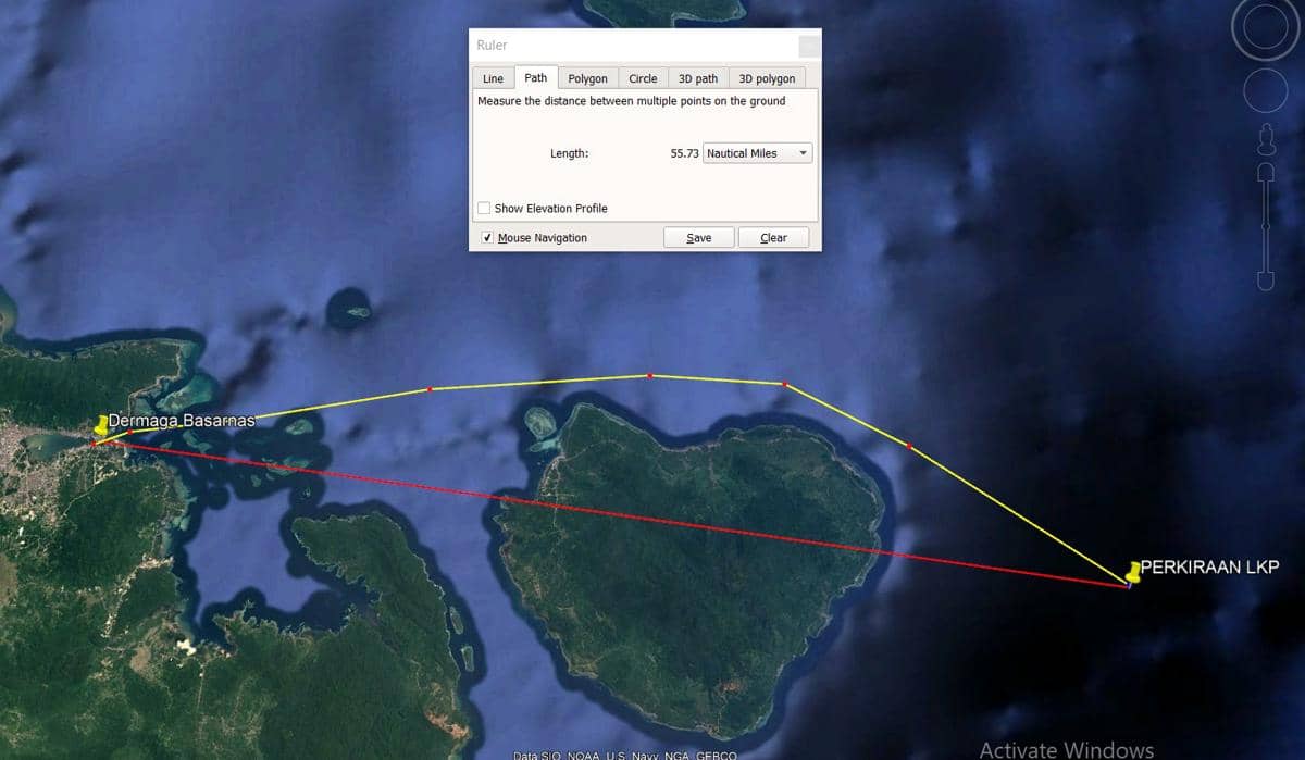 Penumpang kapal Pelni KM Nggapulu hilang di perairan Wawonii, Sulawesi Tenggara, tim SAR dikerahkan. (Dok. Istimewa)