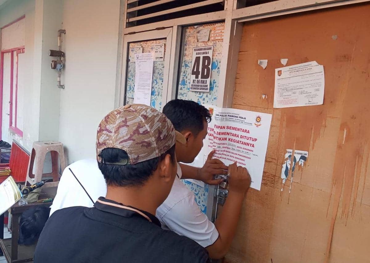 Tunggakan Sewa Tak Dibayar, 4 Kamar Rusun Kaligawe Semarang Disegel