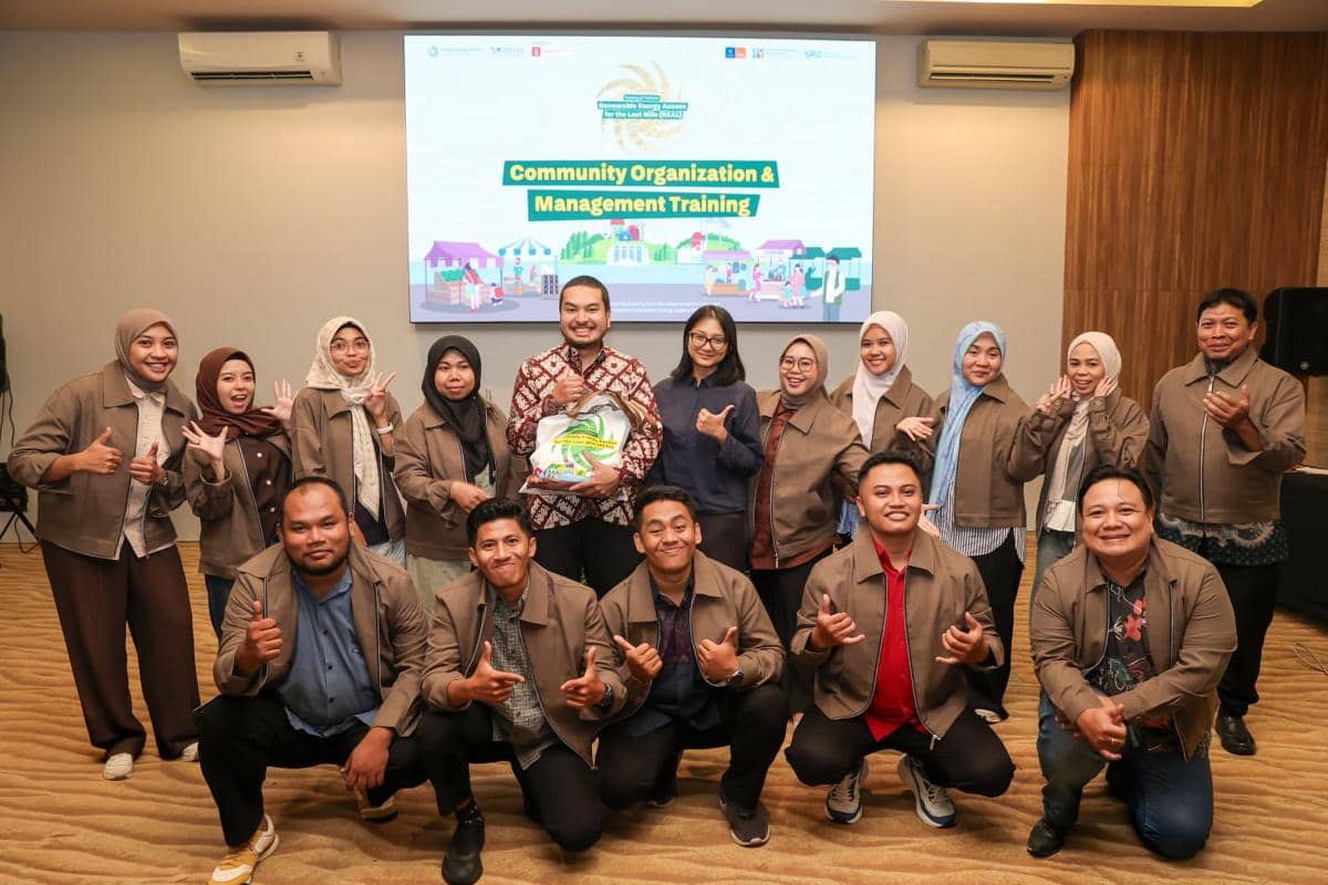 Peserta Community Organization & Management Training dalam program Renewable Energy for the Last Mile (REAL) yang diselenggarakan oleh SRE Indonesia di Jakarta