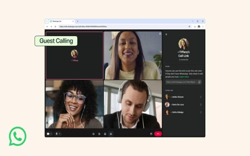 fitur Guest Calling WhatsApp