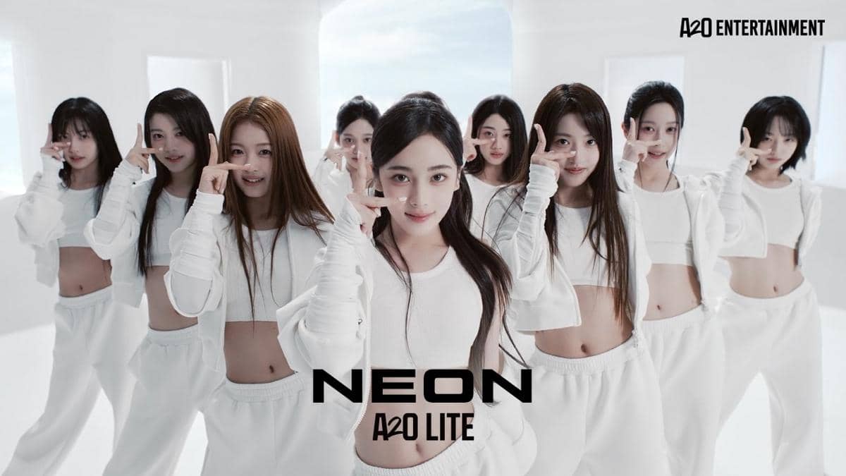 cuplikan MV lagu "NEON" dari A2O LITE