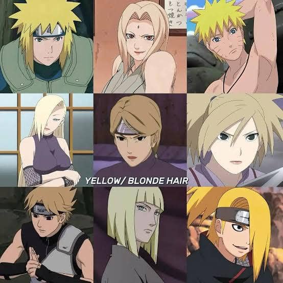 meme Naruto tentang rambut pirang