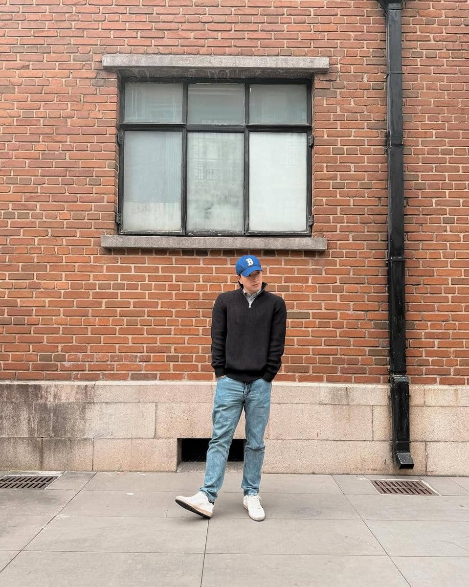 styling celana jeans ala Billy Davidson