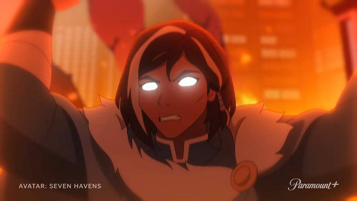 Tangkapan layar cuplikan trailer resmi Avatar: Seven Havens yang diunggah di kanal YouTube Paramount Plus.