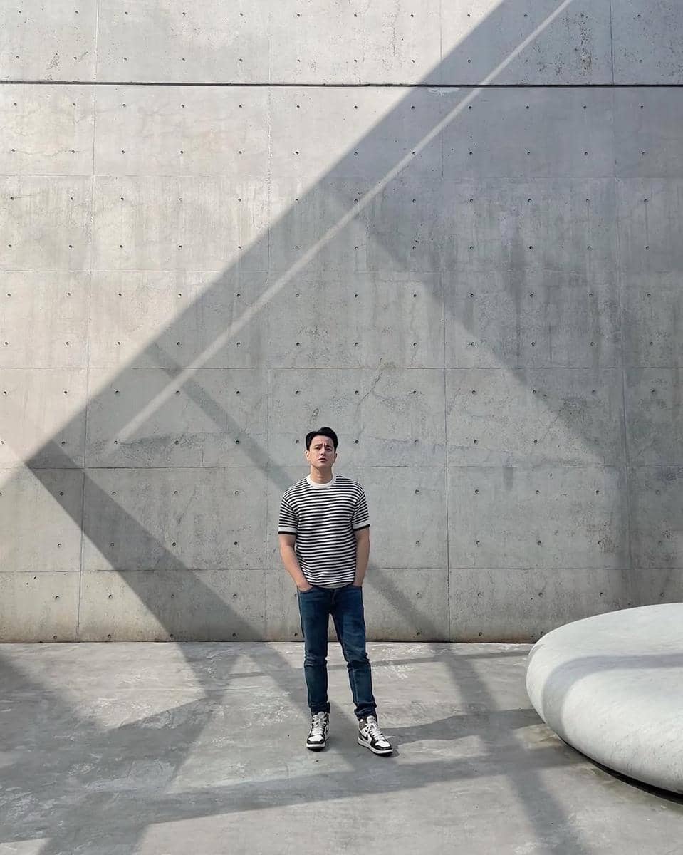 styling celana jeans ala Billy Davidson