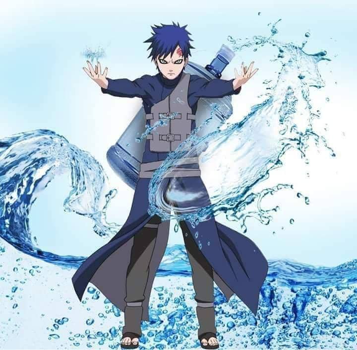 meme Naruto tentang elemen air