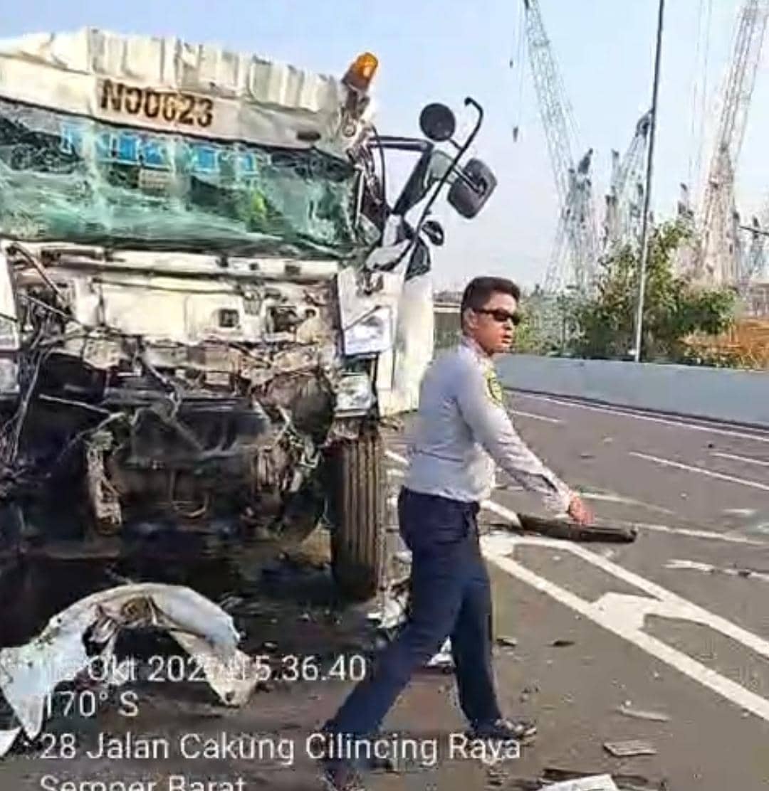 Kecelakaan Maut di Tol Cakung-Cilincing, Sopir Tangki Tewas Terjepit