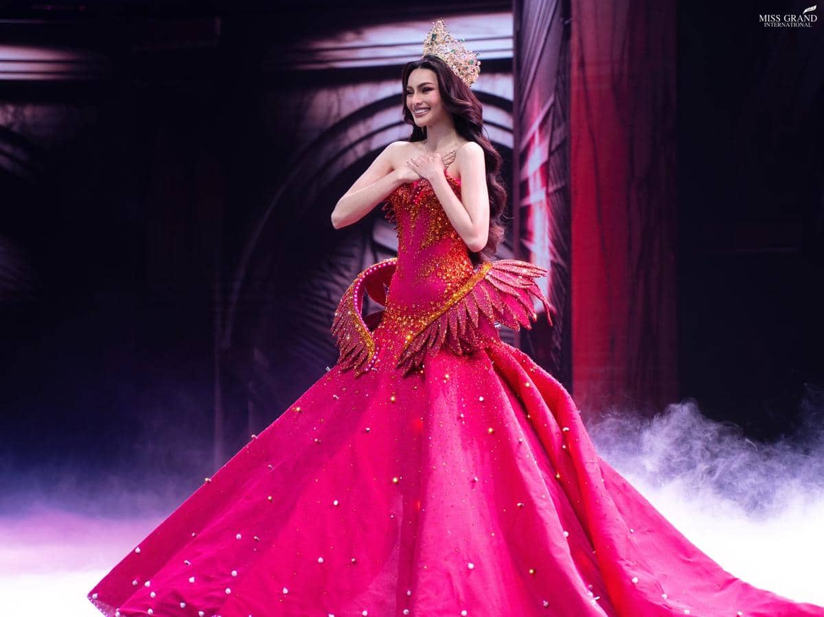 Potret Last Walk Emma Tiglao Sebagai Miss Grand International 2025