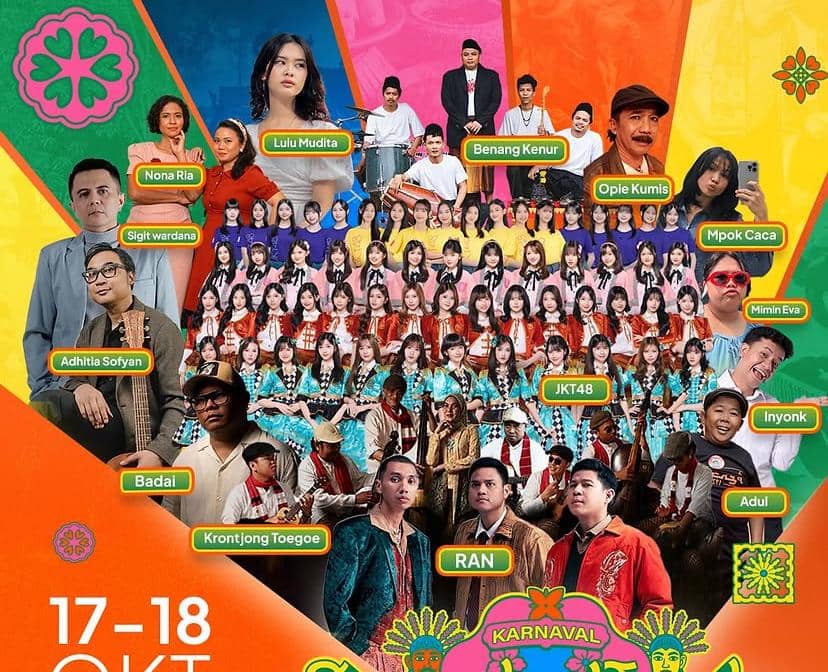 Lineup Sarendo-Rendo Jakarta 2026, Nonton JKT48 hingga RAN Gratis!