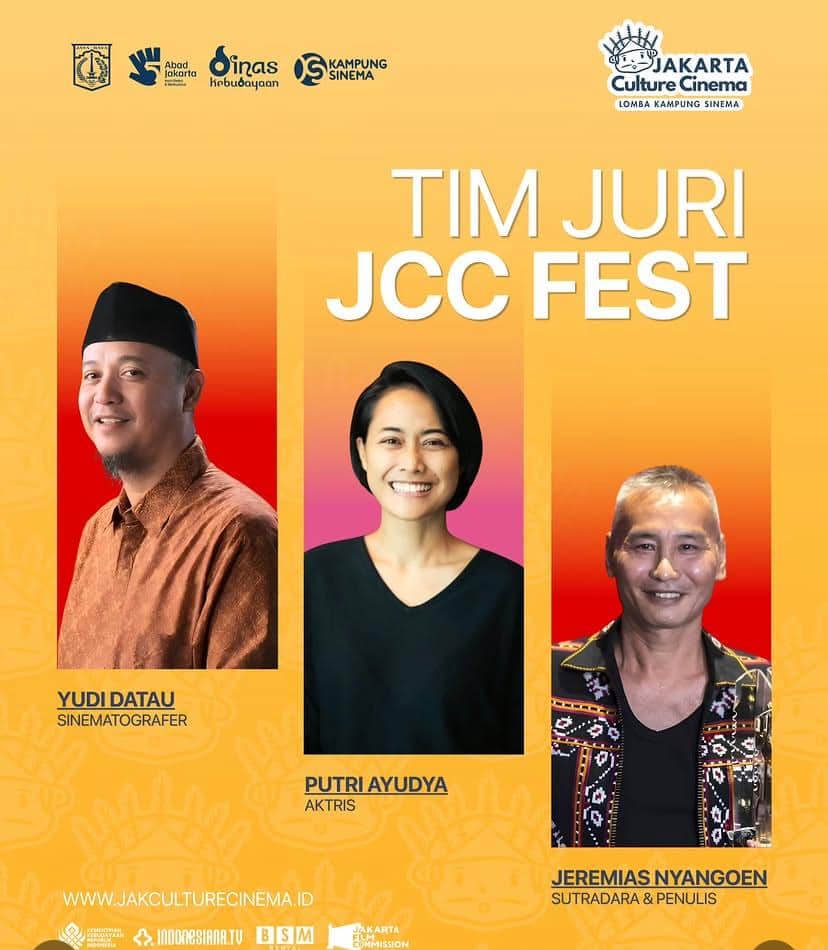 Para juri JCC Fest Short Film Competition 2026 berpose bersama dalam unggahan akun Jak Culture Cinema.