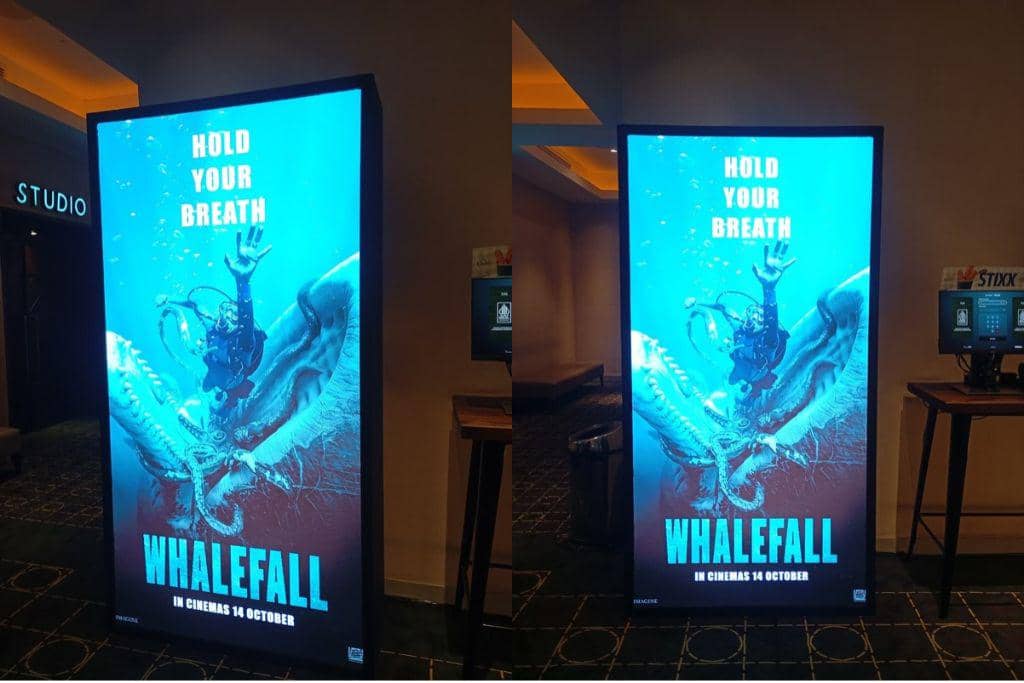 Suasana premiere film "Whalefall" yang di TSM Makassar pada 13 Oktober 2026.