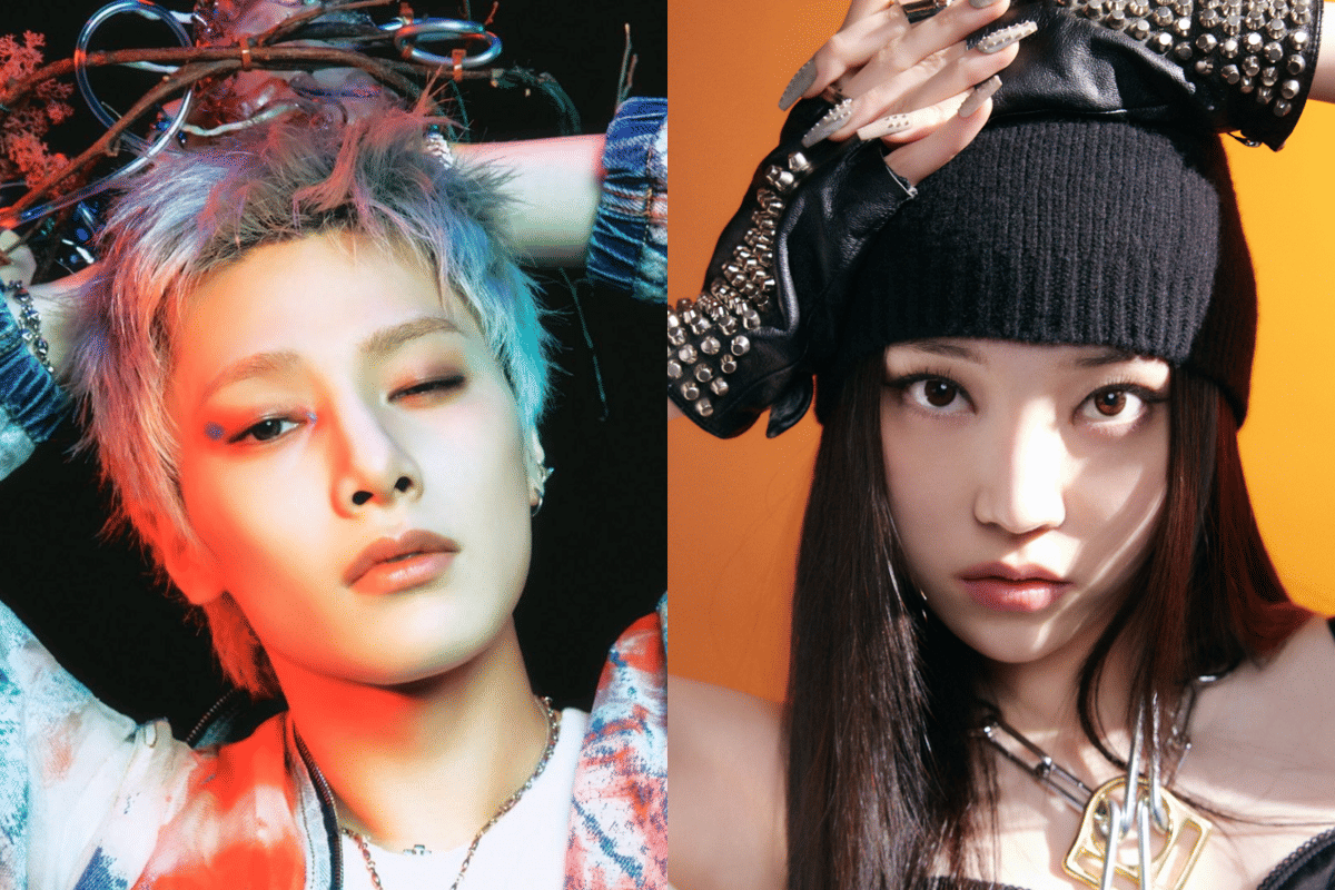 Kolase potret anggota Stray Kids dan ALLDAY PROJECT yang menjadi pengisi OST drama Korea Love in Disguise.