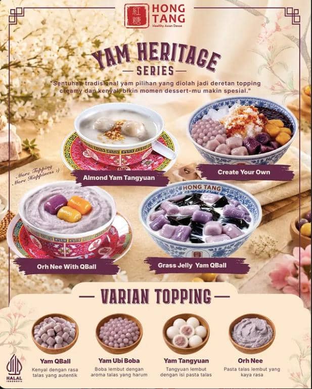 beberapa menu di Hong Tang Healthy Dessert 