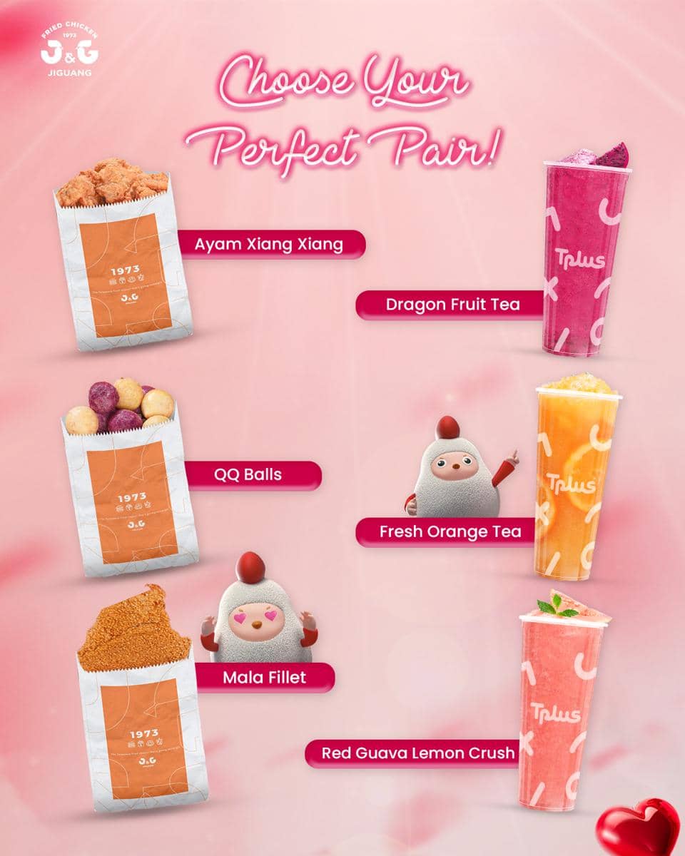 aneka menu di Jiguang Fried Chicken 