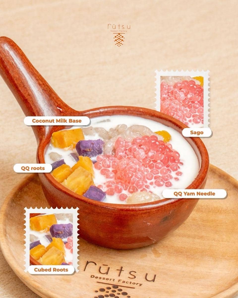 sajian QQ di Rutsu Dessert Factory