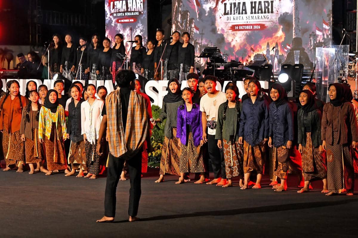 pertempuran 5 hari di semarang, teatrikal , tugu muda