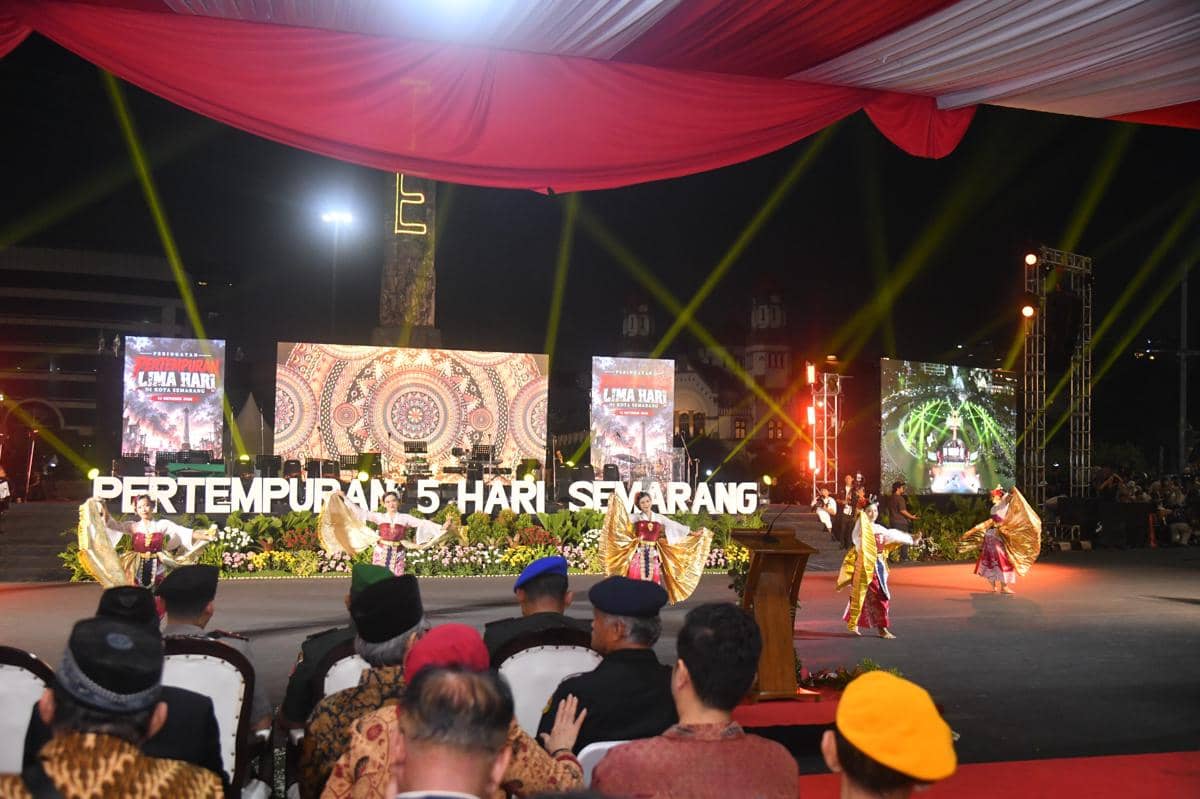 pertempuran 5 hari di semarang, teatrikal , tugu muda