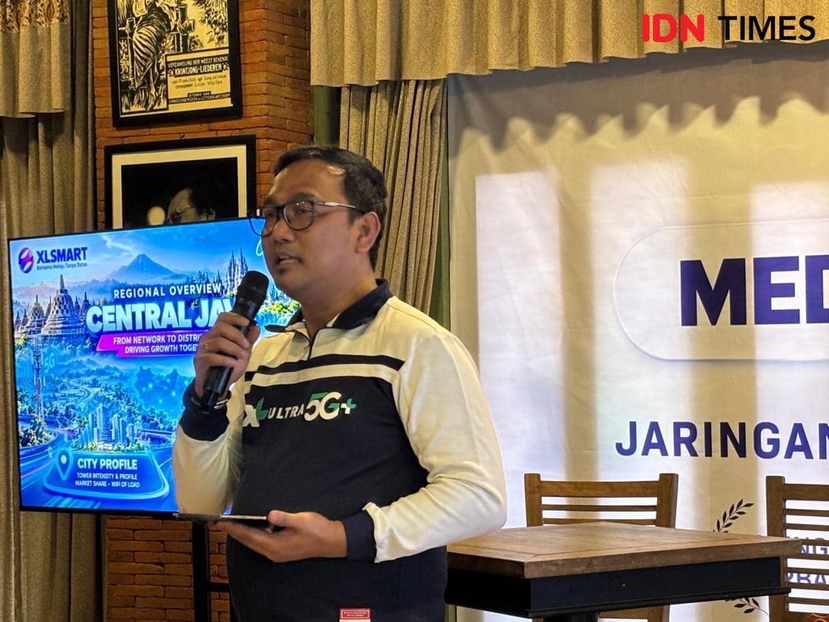 Senior VP Mobile Sales XLSMART area DIY-Jateng, Joseph Marthinus Gultom. (IDN Times/Herlambang Jati Kusumo)