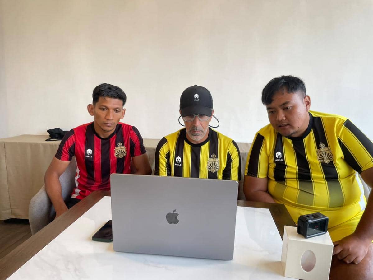 Jelang partai tandang melawan Madura United, Bhayangkara Presisi Lampung menggelar Pre Match Press Conference FC melalui Zoom, Kamis (15/10/2026) sore. (Dok. MO Bhayangkara FC).