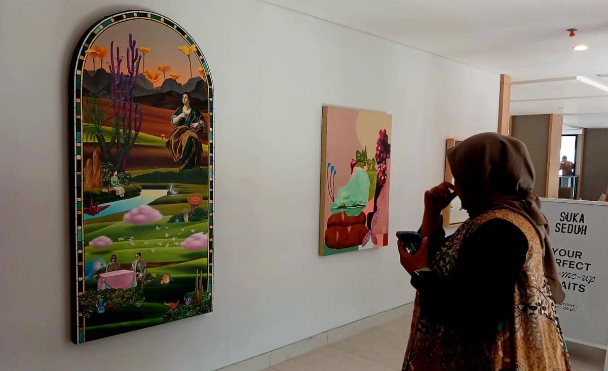 Lokasi pameran bagi seniman di Artotel Wanasaba. (IDNTimes/Febriana Sinta)