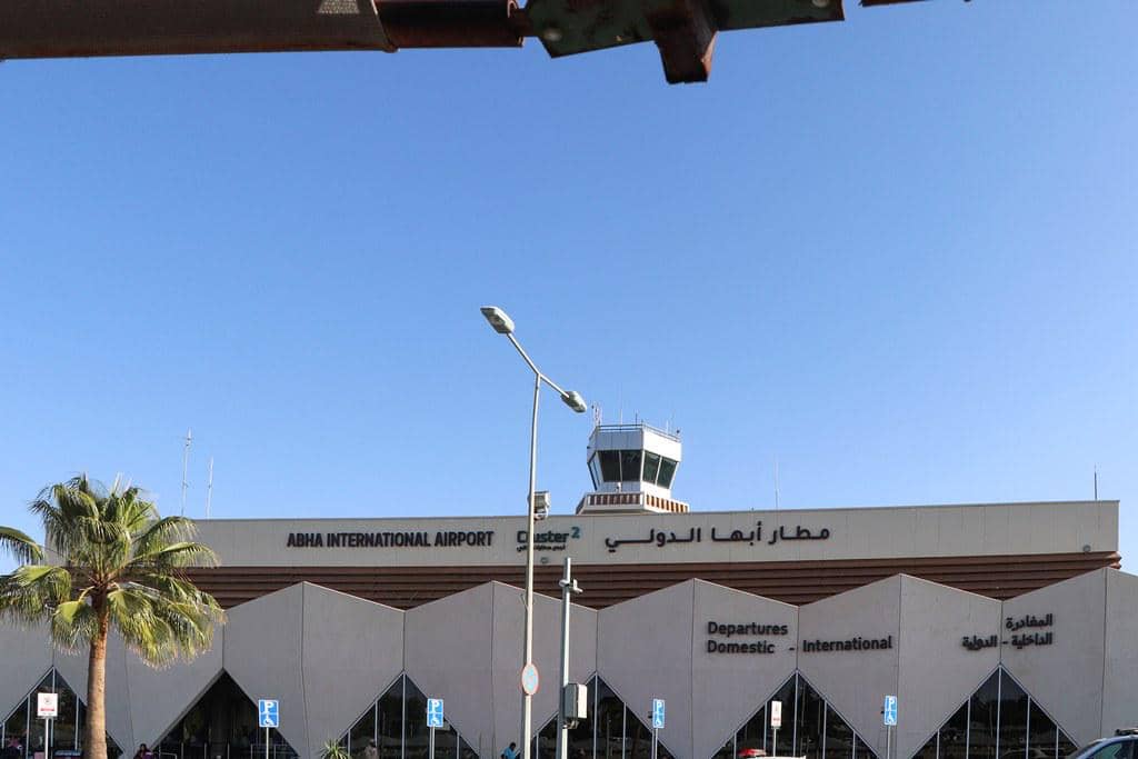 Bandara Internasional Abha di Arab Saudi. 