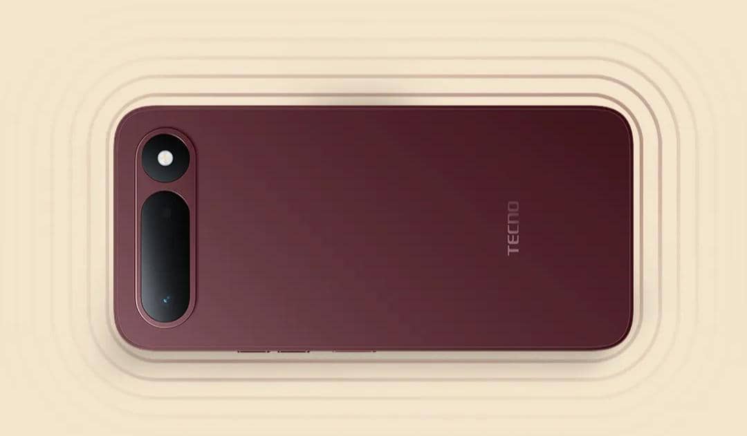 sisi belakang TECNO Spark 50s 5G
