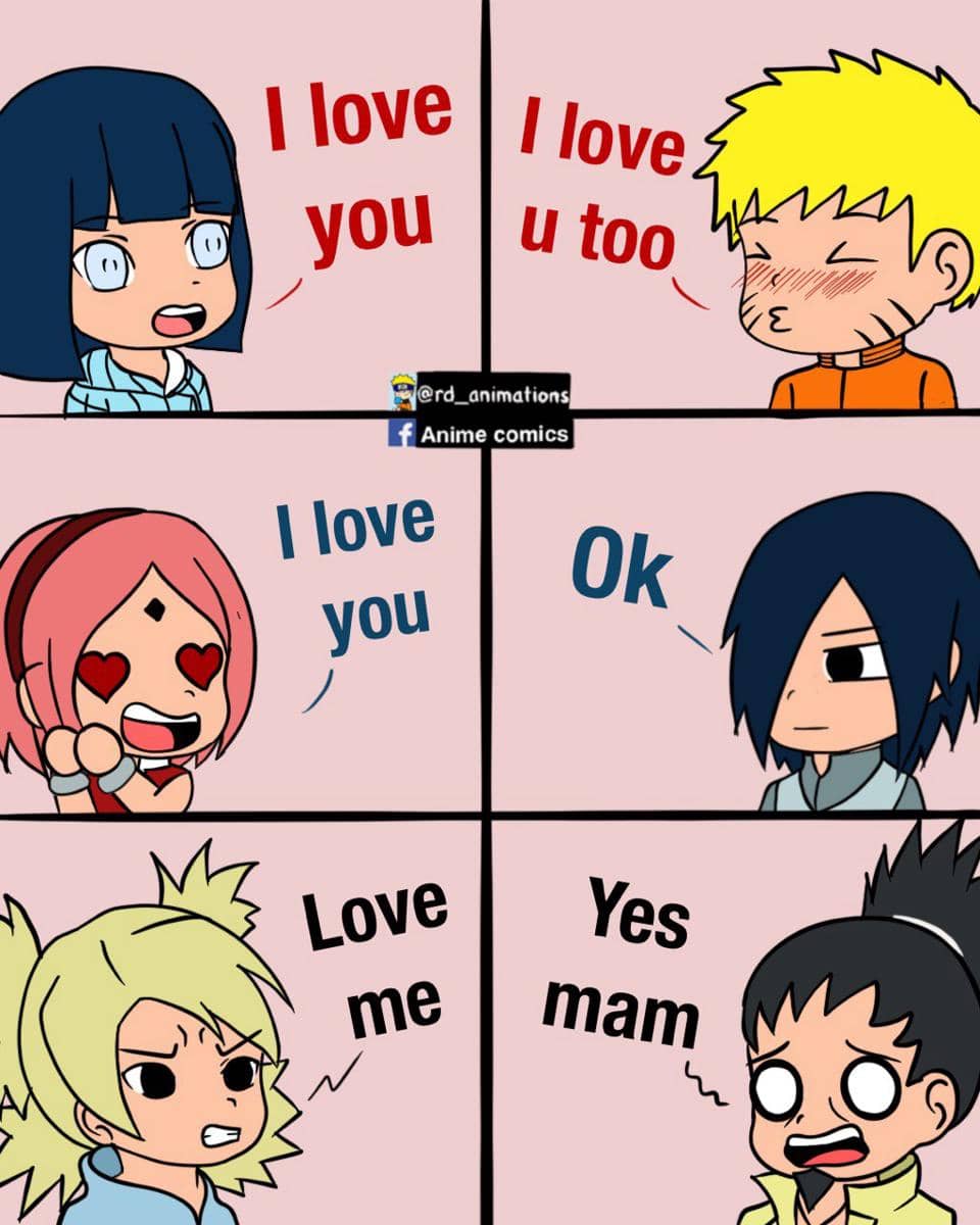 meme Naruto tentang pasangan