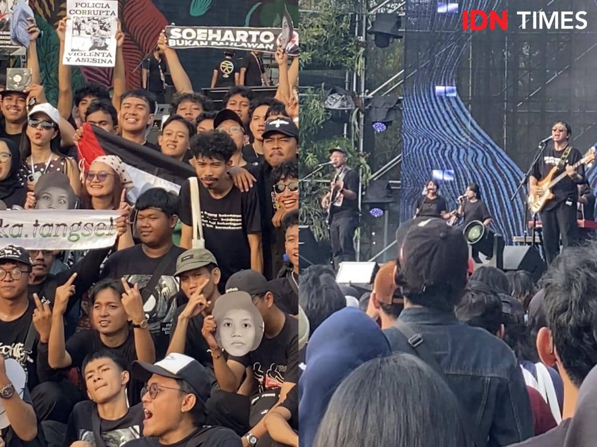 Topeng Munir Warnai Penampilan Efek Rumah Kaca di Synchronize 2026 Day 1