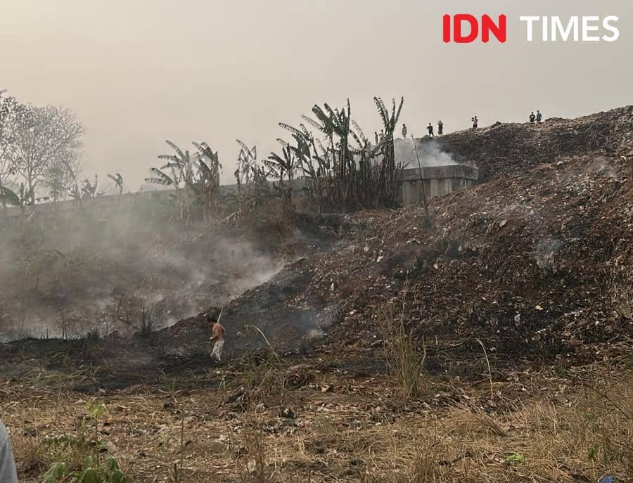 Api di Pinggir TPA Cipeucang Padam, Petugas Siaga 24 Jam