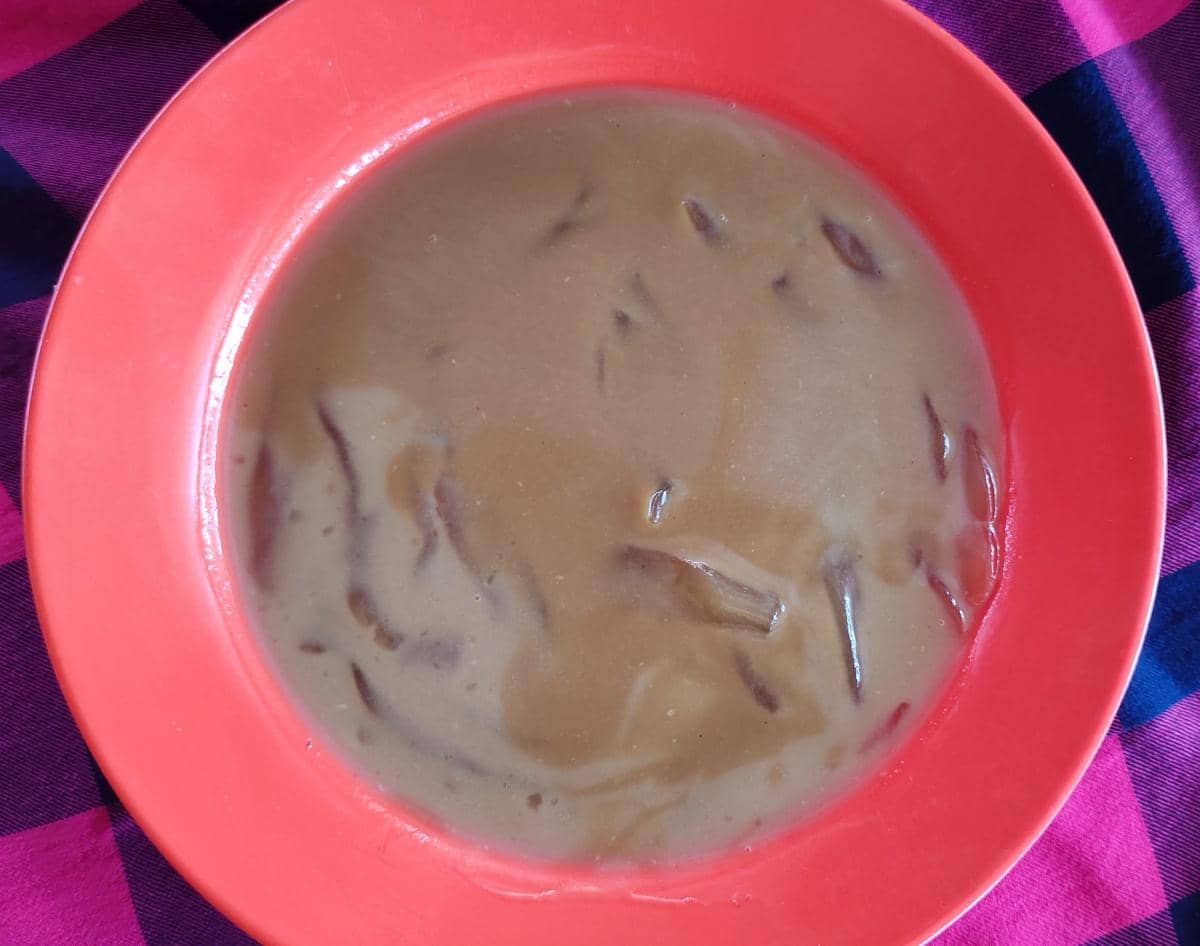 ilustrasi bubur gunting khas Banjar
