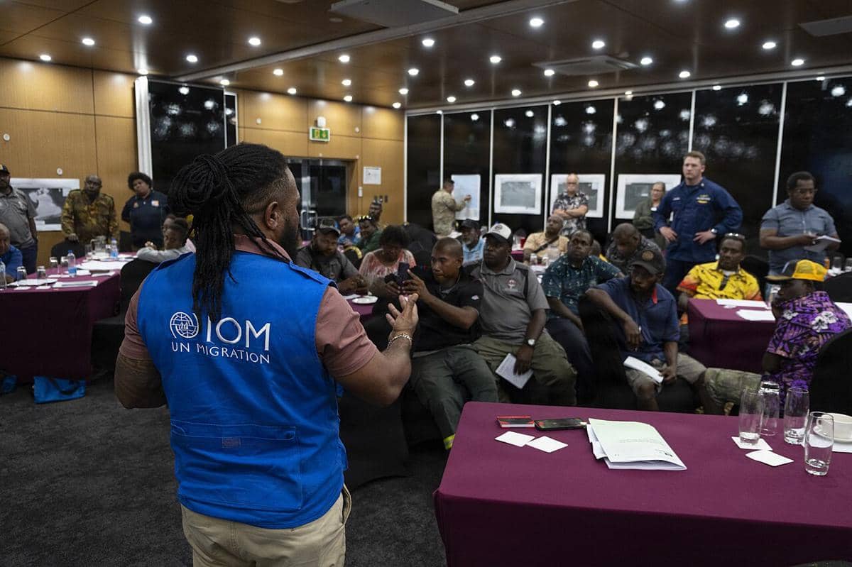 potret staf IOM di Papua Nugini