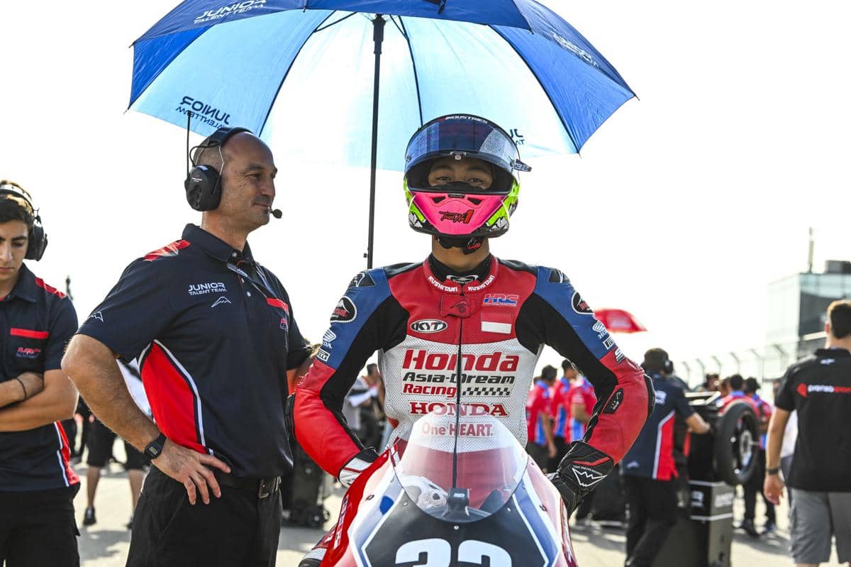 Pembalap Ramadhipa Jaga Peluang Papan Atas Moto3 Junior di Misano