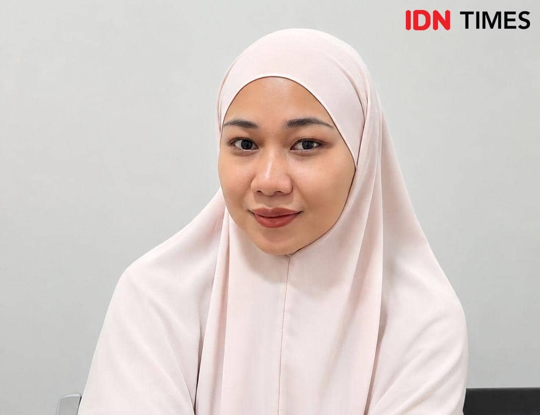 Afiliator asal Tasikmalaya, Dinari Aprizani. (IDN Times/Azzis Zulkhairil)