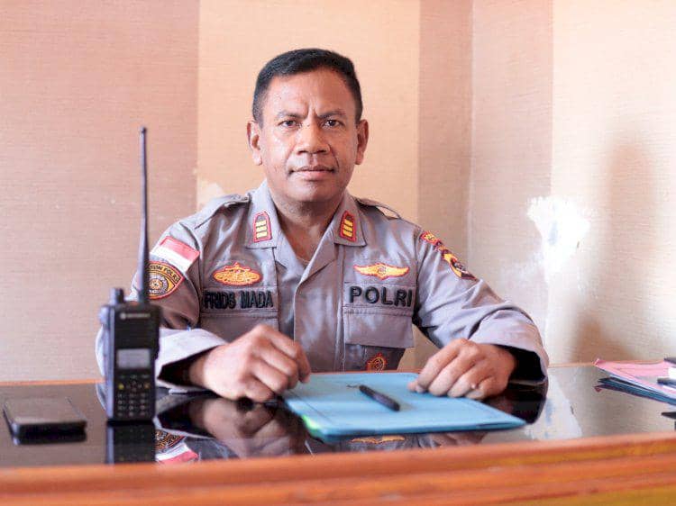 Potret AKP Leyfrids D. Mada, Kapolsek Kota Raja, dalam dokumentasi resmi yang dibagikan Polresta Kupang Kota.