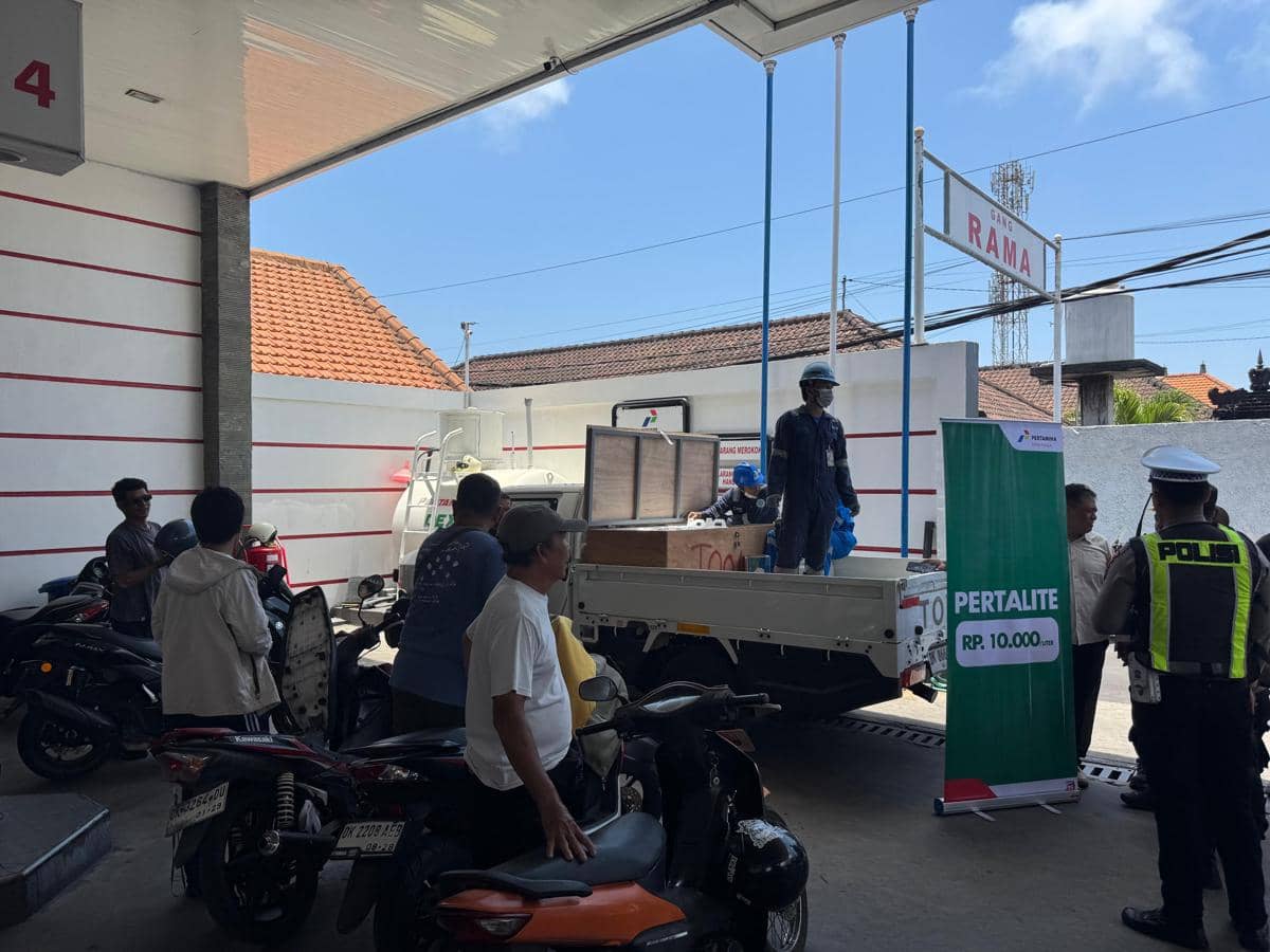 20 Juta Liter Pertalite Tiba di Bali, Pertamina Buka Layanan Delivery