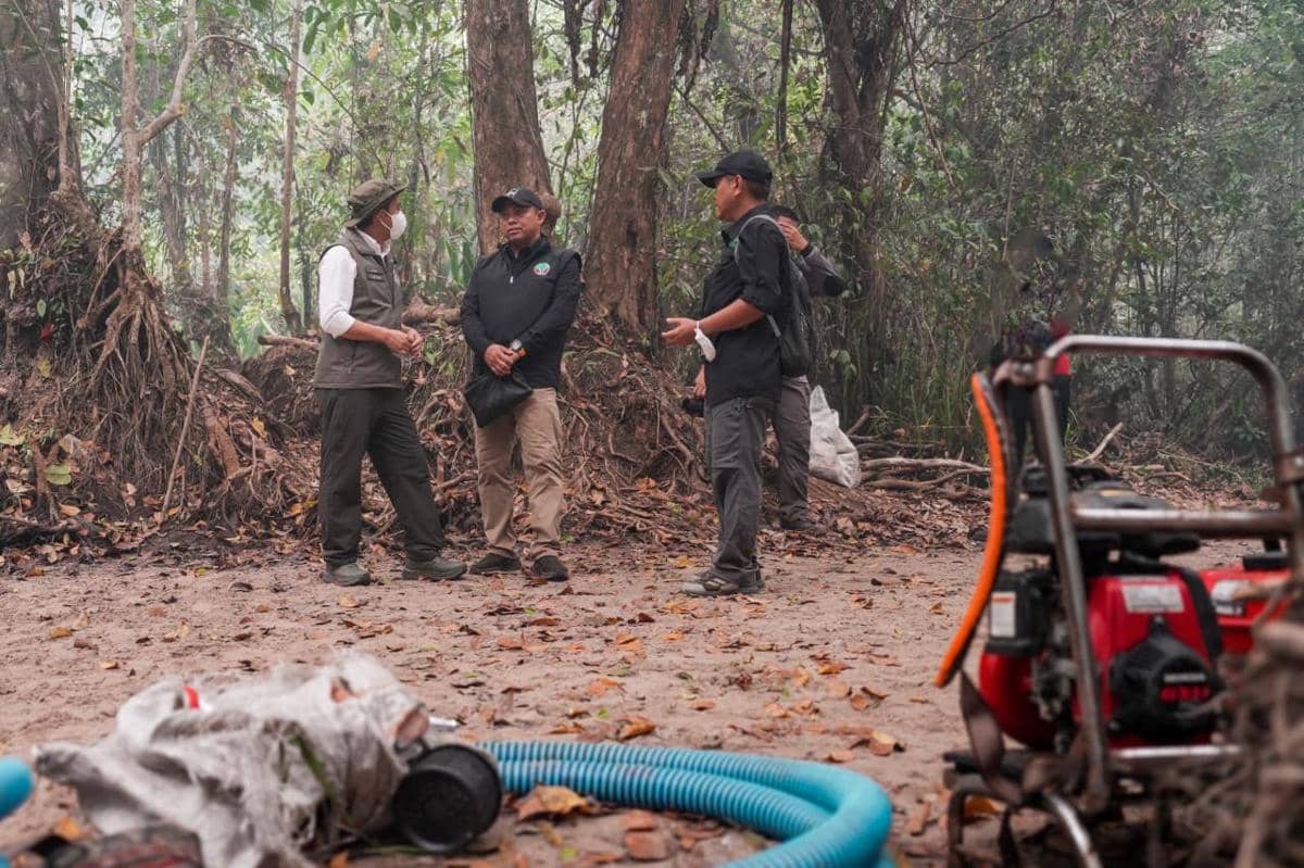 Karhutla di Tanjung Puting, Pemerintah Buka Jalur Darat Bangun Sumur Bor