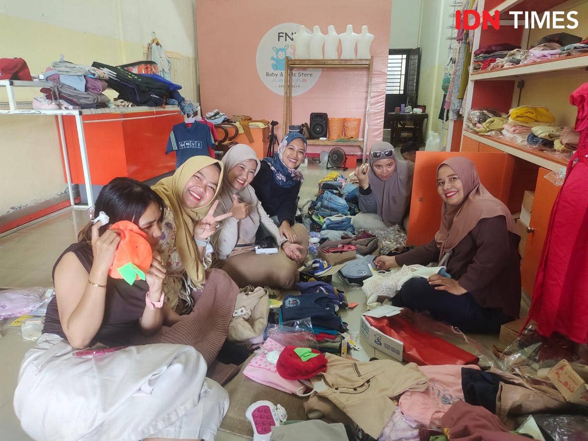 Sejumlah afiliator perempuan berkumpul di Medan. (IDN Times/Indah Permata Sari)