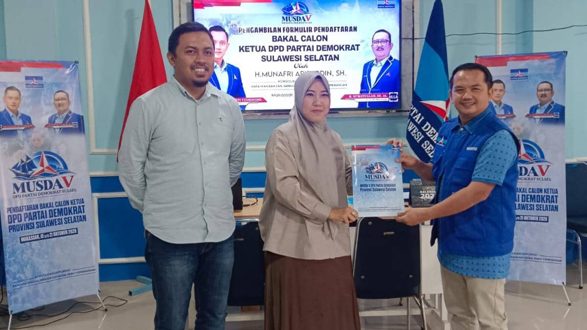 Munafri Masuk Bursa Ketua Demokrat Sulsel