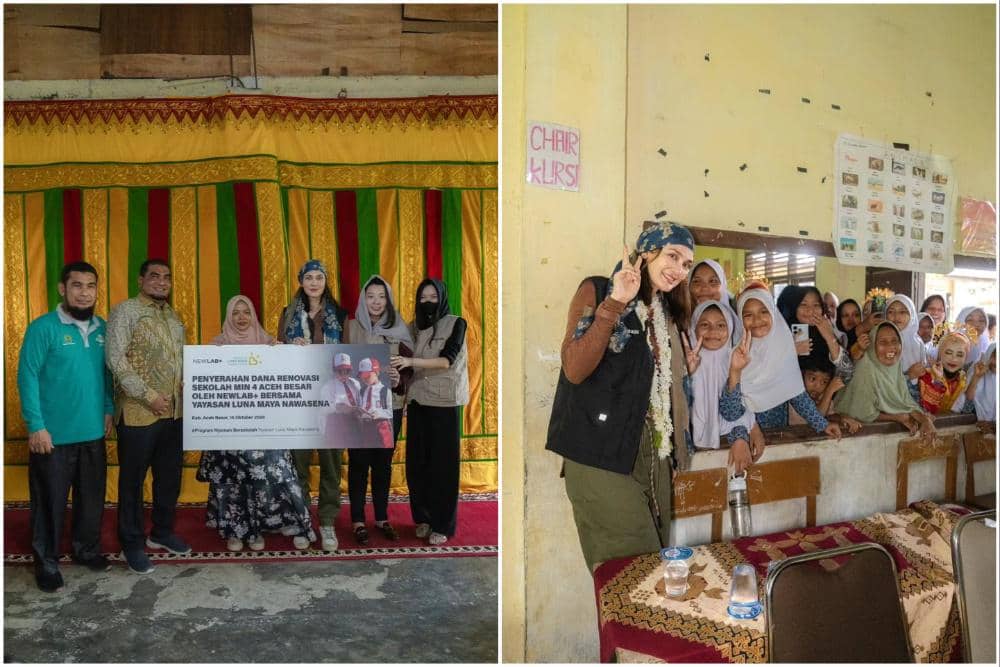 Yayasan Luna Maya Nawasena Memulai Renovasi MIN 4 Aceh Besar
