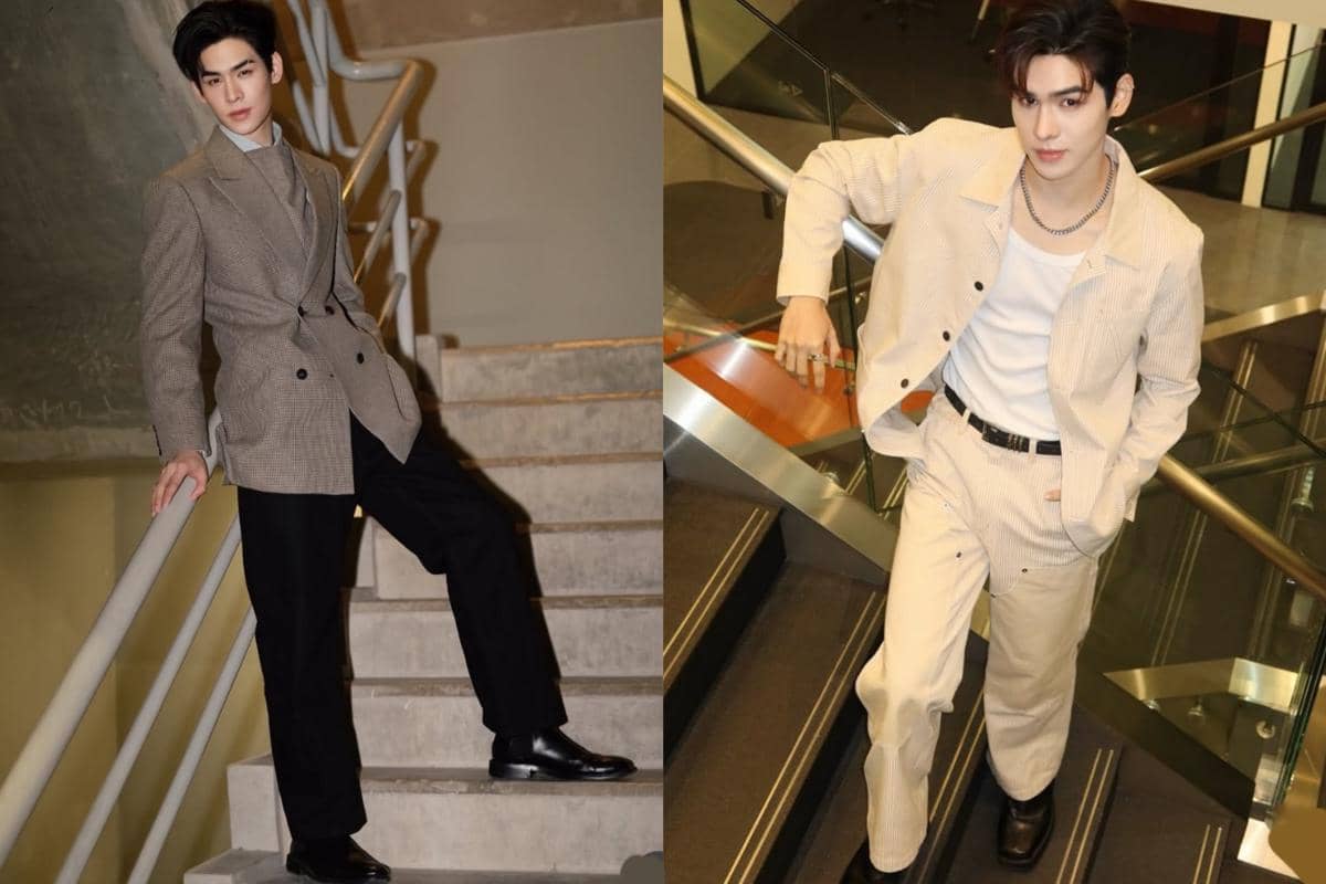 7 Inspirasi Styling Sepatu Hitam ala Poom Nuttapart, Look-nya Classy!