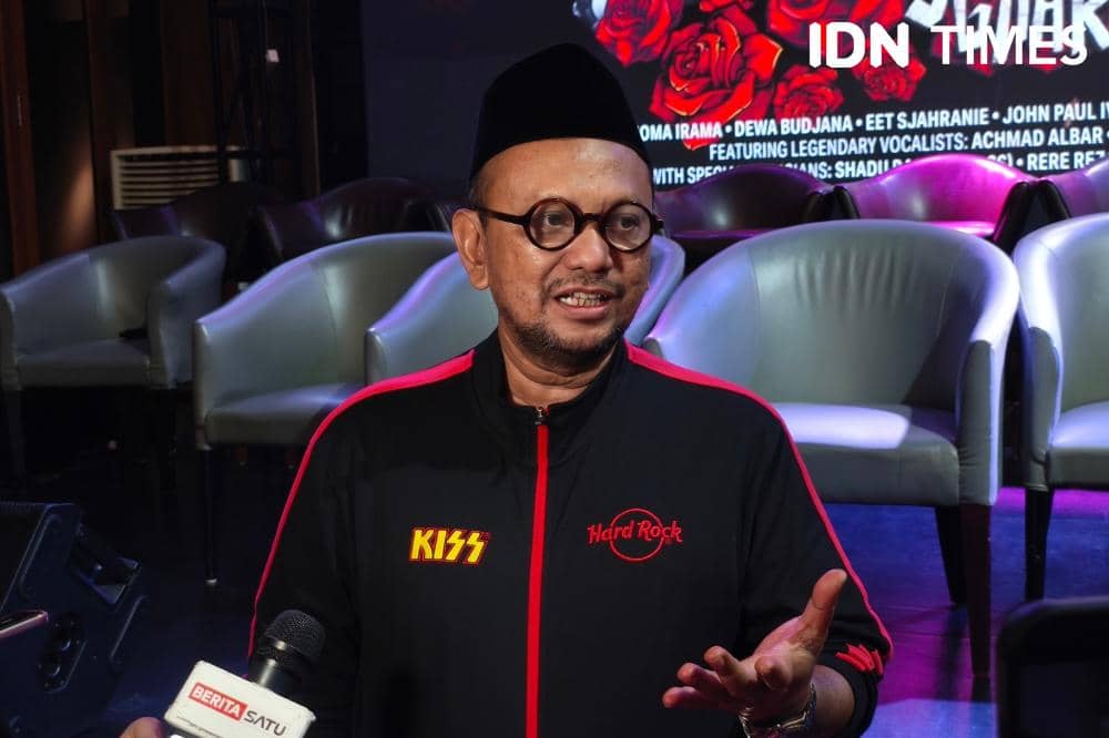 Potret press conference konser Guns N' Roses di Jakarta, Jumat (16/10/2026) (IDN Times/Juan Dwi)
