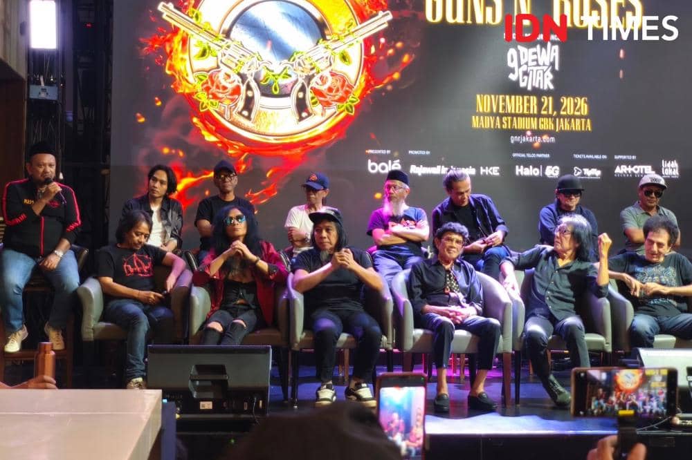 9 Dewa Gitar Siap Buka Konser Guns N' Roses Jakarta, Rhoma Irama-Ian Antono
