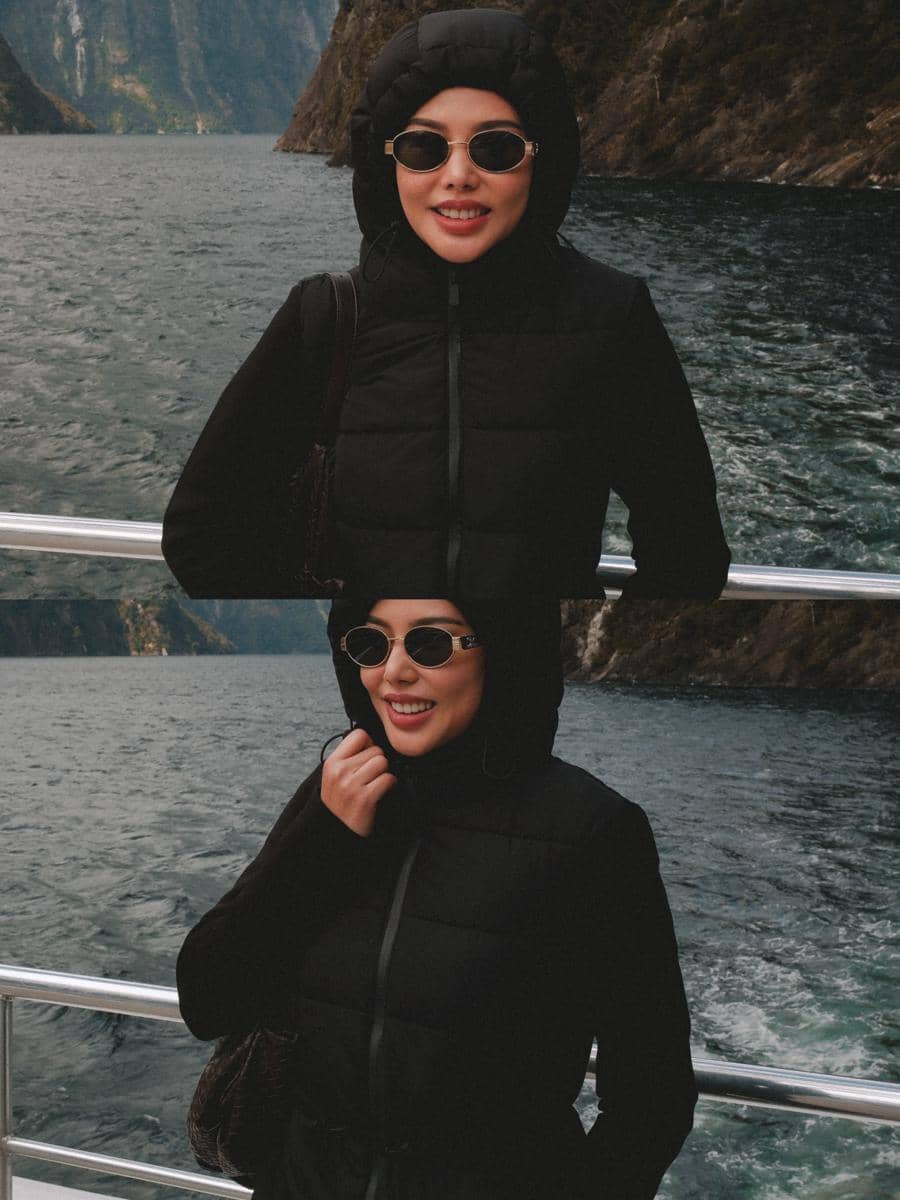 Dara Arafah dan suami menyusuri Milford Sound, New Zealand