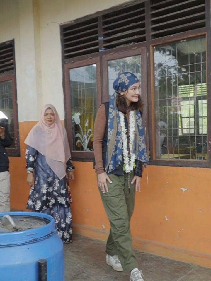 Yayasan Luna Maya Nawasena memulai renovasi MIN 4 Aceh Besar