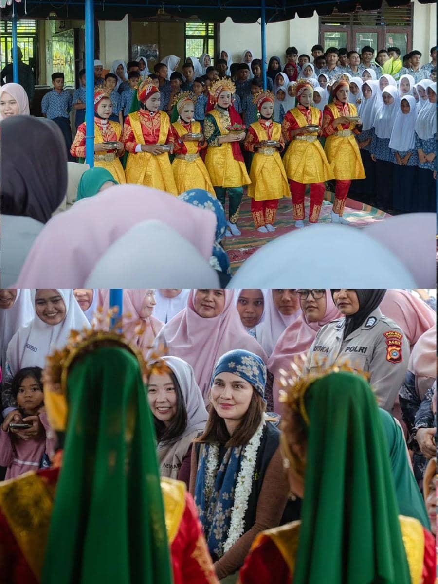 Yayasan Luna Maya Nawasena memulai renovasi MIN 4 Aceh Besar