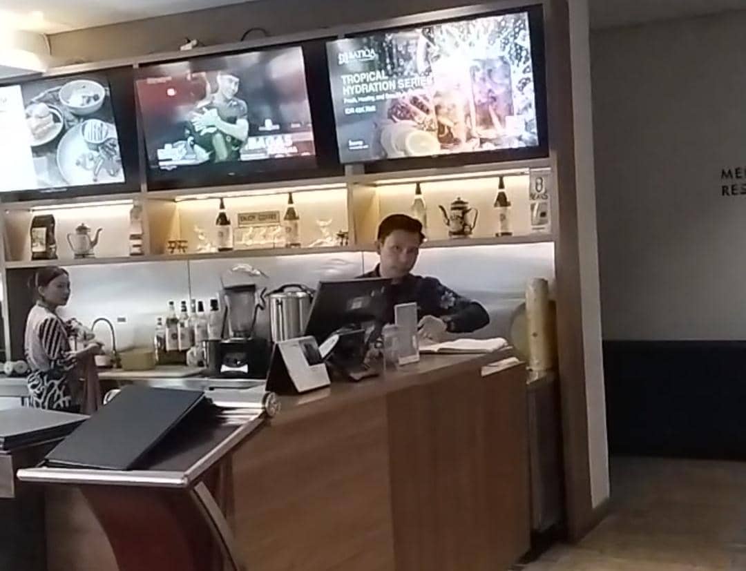 Suasana di salah satu hotel di Palembang, Sumatera Selatan, sebagaimana terekam dalam tangkapan layar.