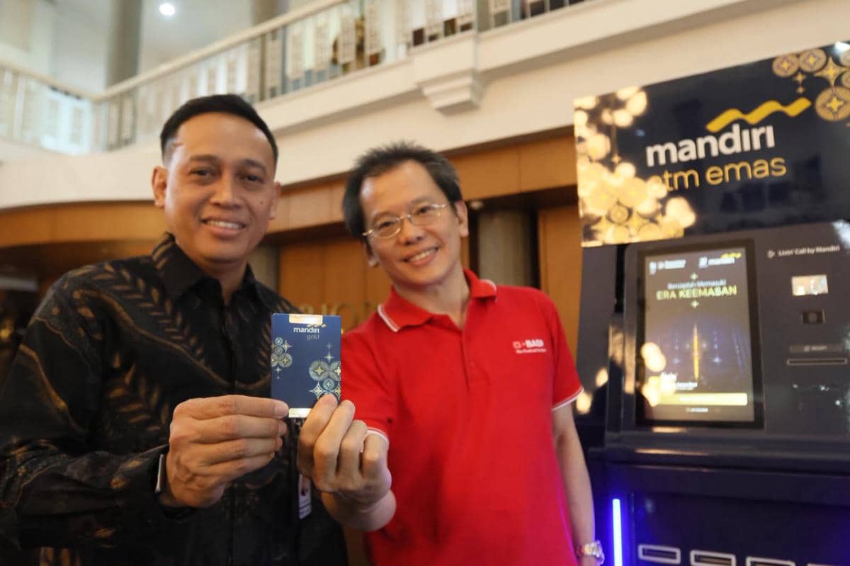 Mandiri Hadirkan ATM Emas di Bandung, Investasi Makin Praktis