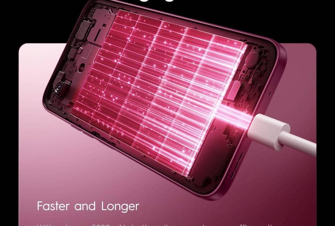 ilustrasi pengisian daya baterai TECNO Spark 50C