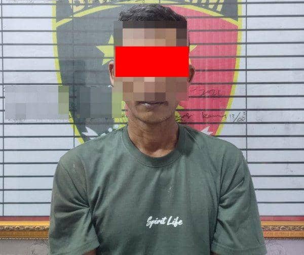 Tersangka DH telah ditahan di Mapolres Way Kanan.