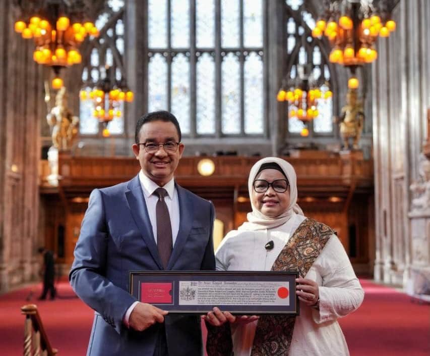 Anies Terima Penghargaan Sipil London, Ingin Perluas Kerja Sama Kota